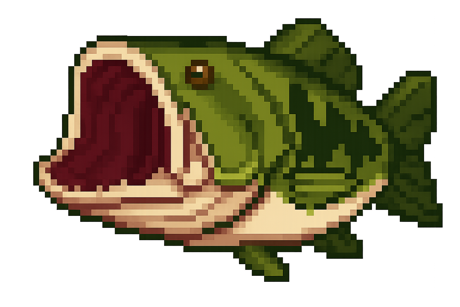 Retro fish sprite