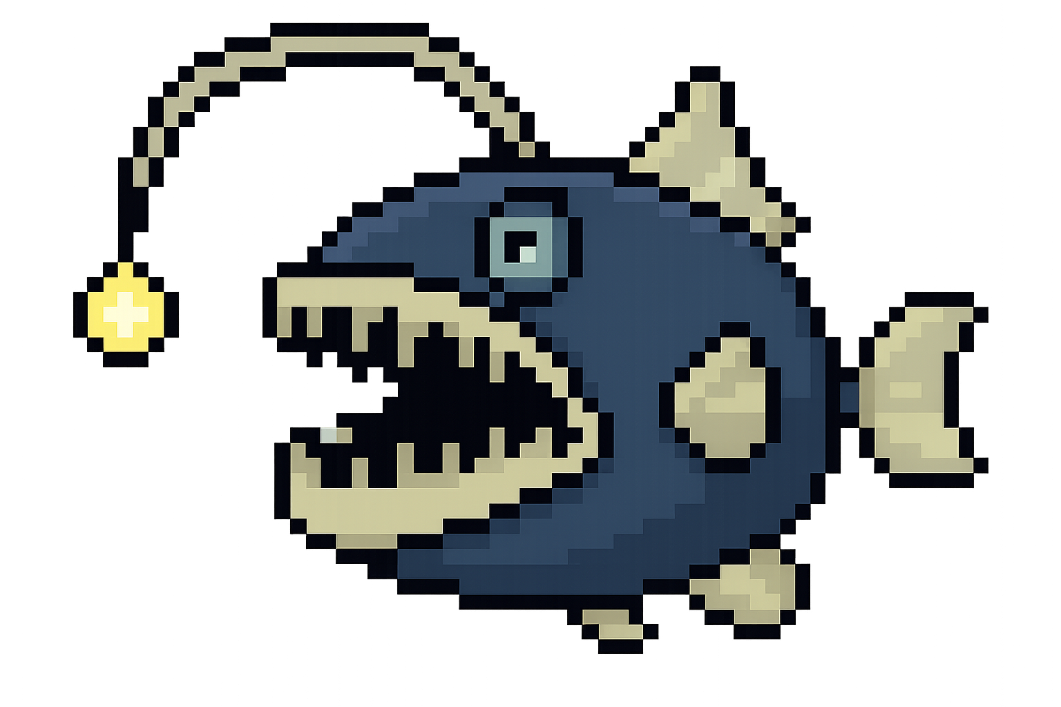 Retro fish icon